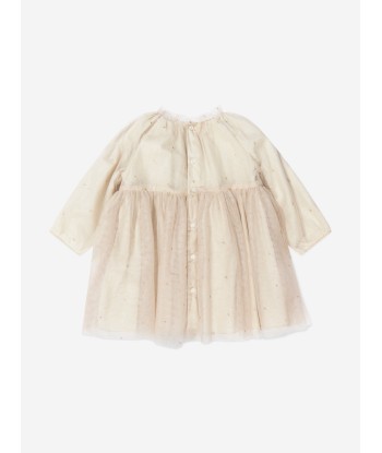 Bonpoint Baby Girls Berthelina Dress In Beige est présent 