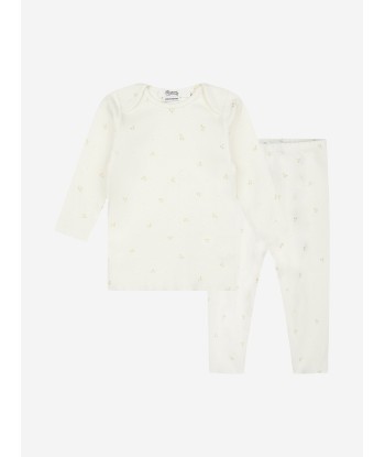 Bonpoint Baby Pyjamas Set in White meilleur choix