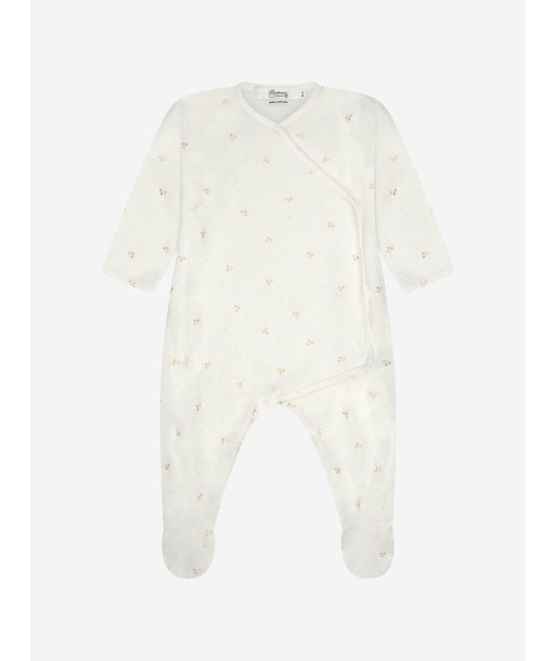 Bonpoint Baby Printed Babygrow in White Découvrez la collection