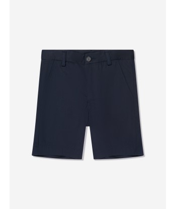 Bonpoint Boys Calvin Bermuda Shorts in Navy le concept de la Pate a emporter 