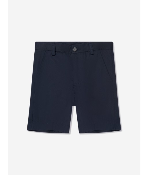 Bonpoint Boys Calvin Bermuda Shorts in Navy le concept de la Pate a emporter 