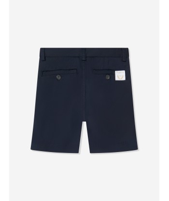 Bonpoint Boys Calvin Bermuda Shorts in Navy le concept de la Pate a emporter 