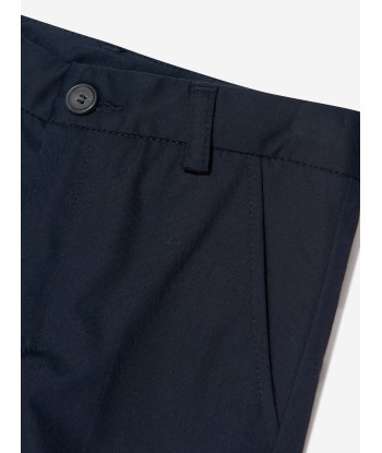 Bonpoint Boys Calvin Bermuda Shorts in Navy le concept de la Pate a emporter 