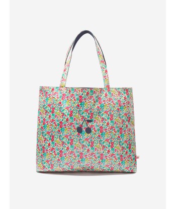 Bonpoint Girls Floral Reversible Tote Bag in Mint vente chaude votre 