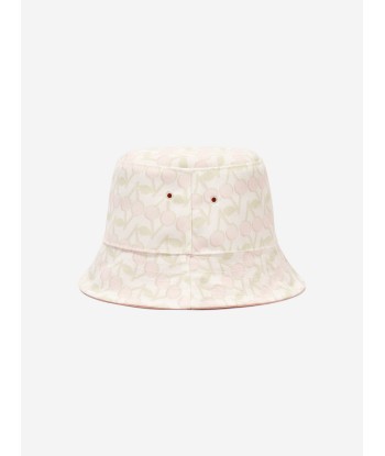 Bonpoint Girls Theana Reversible Bucket Hat in White sur le site 