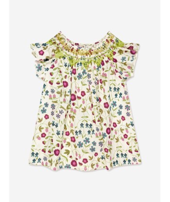 Bonpoint Girls Ella Smocked Blouse in Multicolour votre restaurant rapide dans 