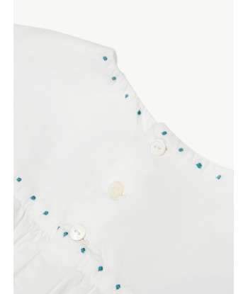 Bonpoint Girls Althea Blouse in White Par le système avancé 