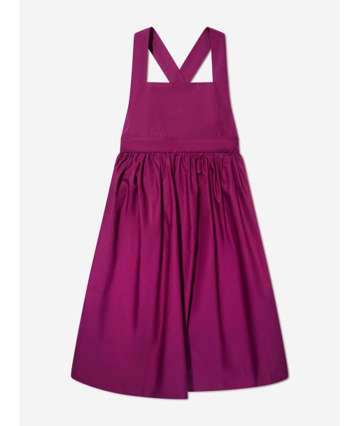 Bonpoint Girls Sleeveless Gladys Dress in Violet pas chere