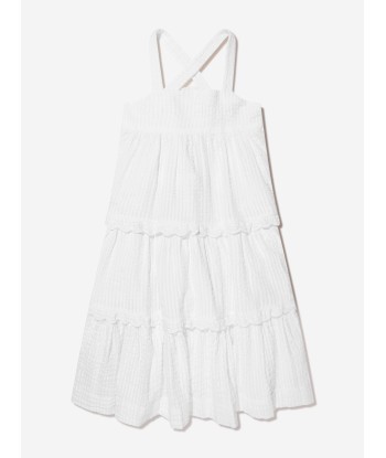 Bonpoint Girls Cherish Maxi Dress in White votre