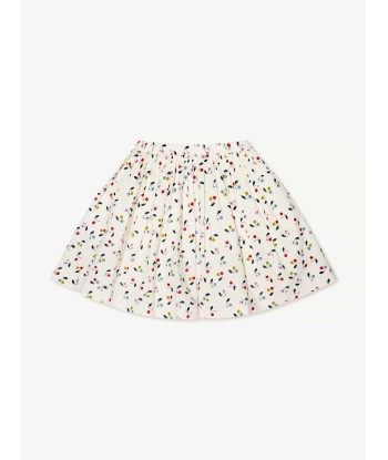 Bonpoint Girls Suzon Skirt in White des créatures d'habitude