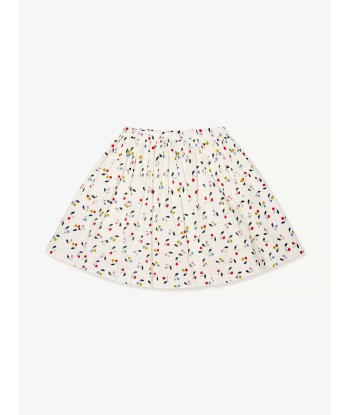 Bonpoint Girls Suzon Skirt in White des créatures d'habitude