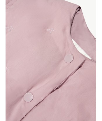 Bonpoint Girls Quilted Baila Jacket in Lilac est présent 