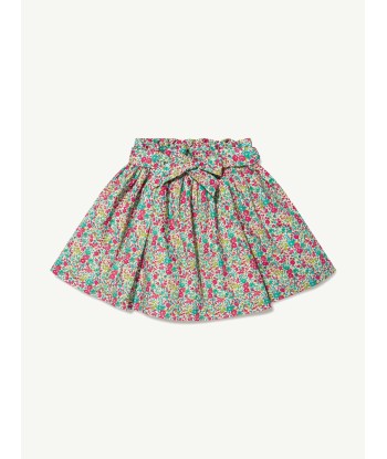 Bonpoint Girls Floral Tuie Skirt in Mint Vous souhaitez 