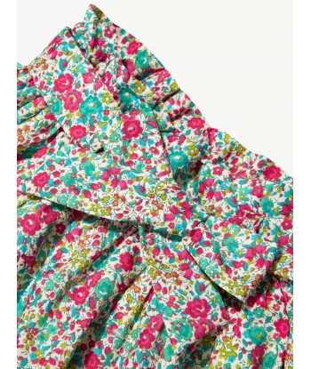 Bonpoint Girls Floral Tuie Skirt in Mint Vous souhaitez 