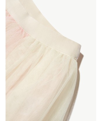 Bonpoint Girls Tulle Panice Maxi Skirt in Pink de l' environnement