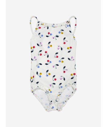 Bonpoint Girls Swimming Costume in White à prix réduit toute l'année