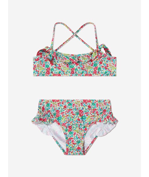 Bonpoint Girls Floral Abigael Bikini in Mint livraison et retour toujours gratuits