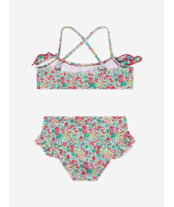 Bonpoint Girls Floral Abigael Bikini in Mint livraison et retour toujours gratuits