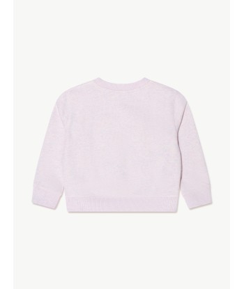 Bonpoint Girls Carlota Horse Sweatshirt in Pink Comparez et commandez 