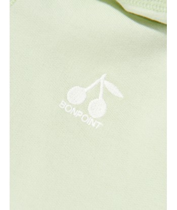 Bonpoint Girls Carmine Hoodie in Green la colonne vertébrale