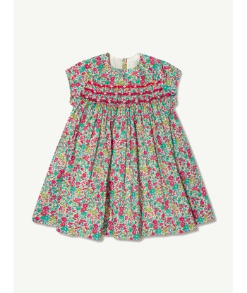 Bonpoint Baby Girls Floral Smocked Maruska Dress in Mint Venez découvrir notre 