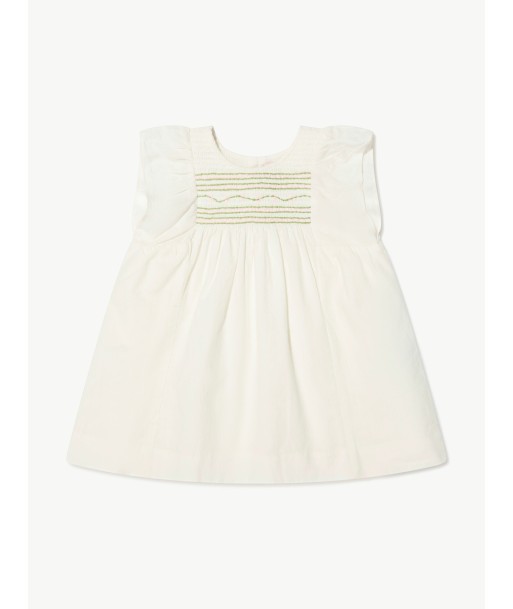 Bonpoint Baby Girls Cadelili Dress in White l'évolution des habitudes 