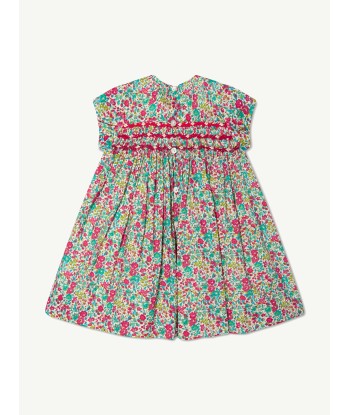 Bonpoint Baby Girls Floral Smocked Maruska Dress in Mint Venez découvrir notre 