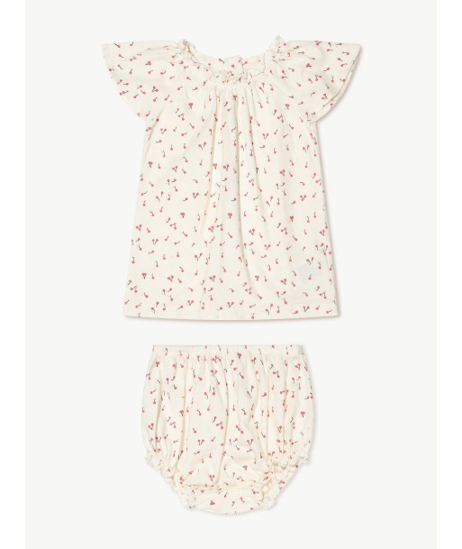 Bonpoint Baby Girls Top And Bloomers Amissa Set in White Les magasins à Paris