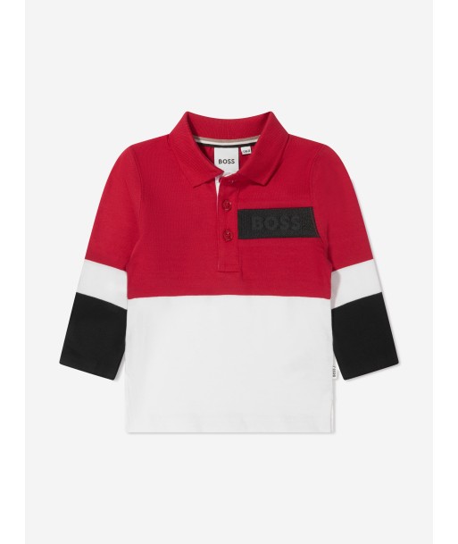 BOSS Baby Boys Long Sleeve Polo Shirt store