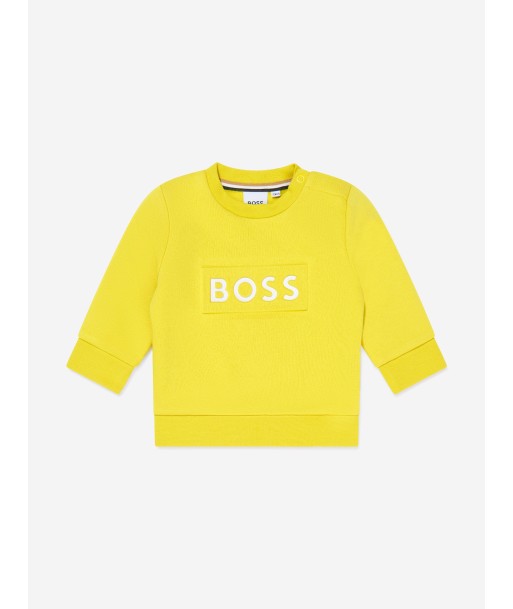 BOSS Baby Boys Logo Print Sweatshirt pas chere