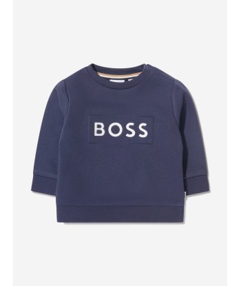 BOSS Baby Boys Logo Print Sweatshirt de pas cher