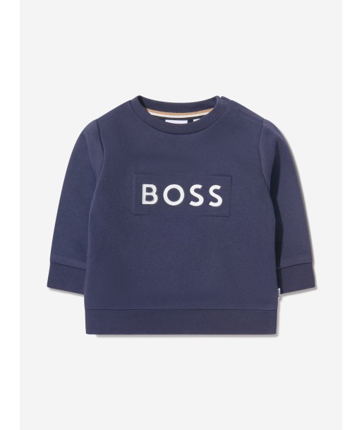 BOSS Baby Boys Logo Print Sweatshirt de pas cher