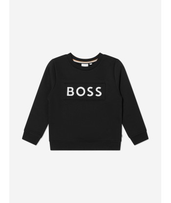 BOSS Boys Logo Print Sweatshirt de France