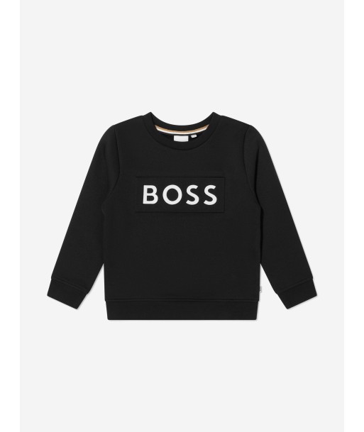 BOSS Boys Logo Print Sweatshirt de France