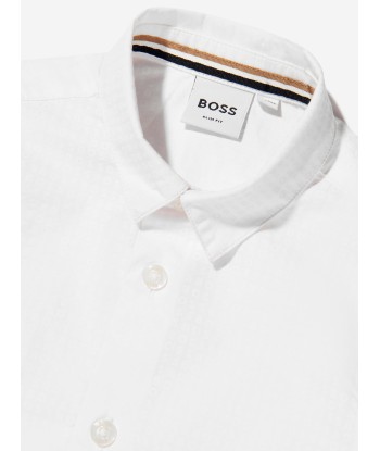 BOSS Boys Long Sleeve Slim Fit Shirt Comparez et commandez 