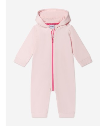 BOSS Baby Girls Fleece Hooded Romper en ligne des produits 