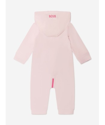 BOSS Baby Girls Fleece Hooded Romper en ligne des produits 