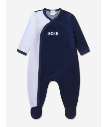 BOSS Baby Boys Velour Babygrow meilleur choix