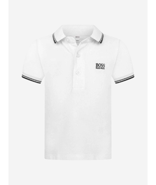 BOSS Baby Boys Embroidered Logo Polo Top Par le système avancé 