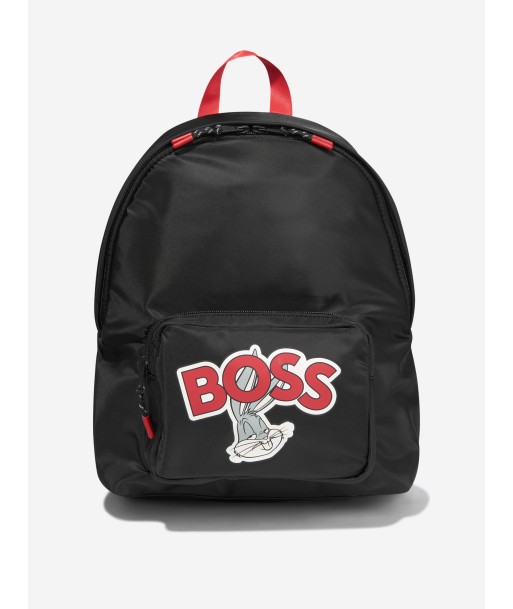 BOSS Kids Bugs Bunny Backpack In Black de technologie