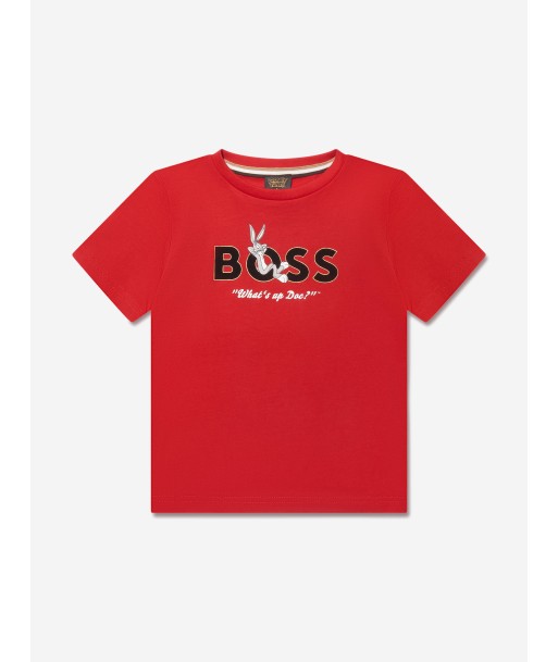 BOSS Boys Bugs Bunny T-Shirt In Red ou a consommer sur place