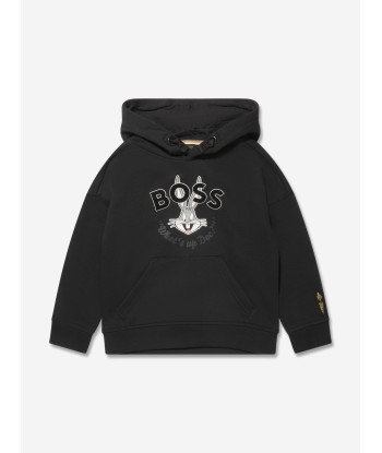 BOSS Boys Bugs Bunny Hoodie In Black de votre