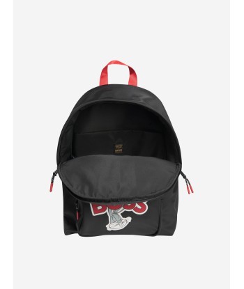 BOSS Kids Bugs Bunny Backpack In Black de technologie