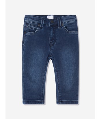 BOSS Baby Boys Denim Stretch Jeans In Blue de votre