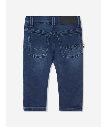 BOSS Baby Boys Denim Stretch Jeans In Blue de votre