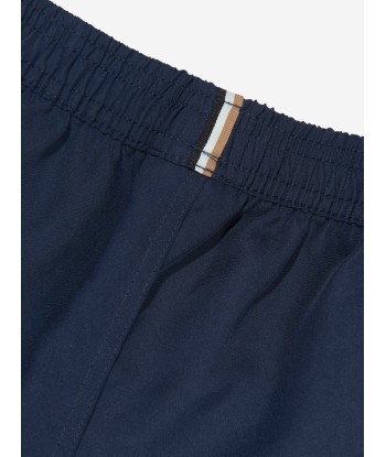 BOSS Baby Boys Logo Swim Shorts In Navy de l' environnement