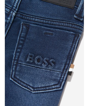 BOSS Baby Boys Denim Stretch Jeans In Blue de votre