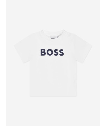 BOSS Baby Boys Logo T-Shirt in White prix