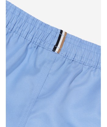 BOSS Baby Boys Logo Swim Shorts In Blue pas cheres