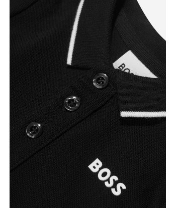 BOSS Baby Boys Logo Polo Shirt In Black livraison gratuite